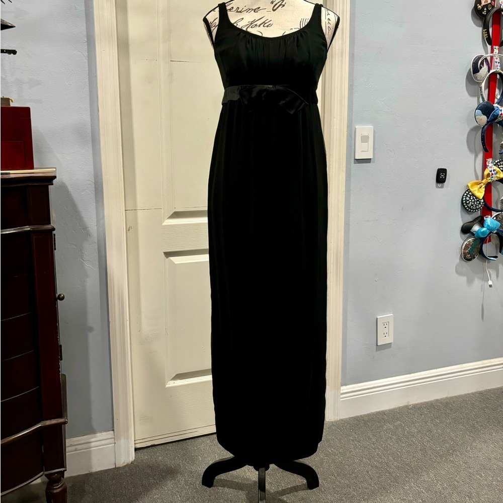 Vintage Black Maxi dress. Size Small